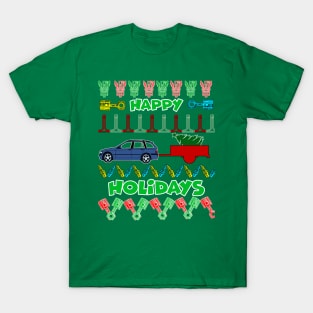 Merry chrismas, car guy, car enthusiast merry chrismas (e46 m3 e91) T-Shirt